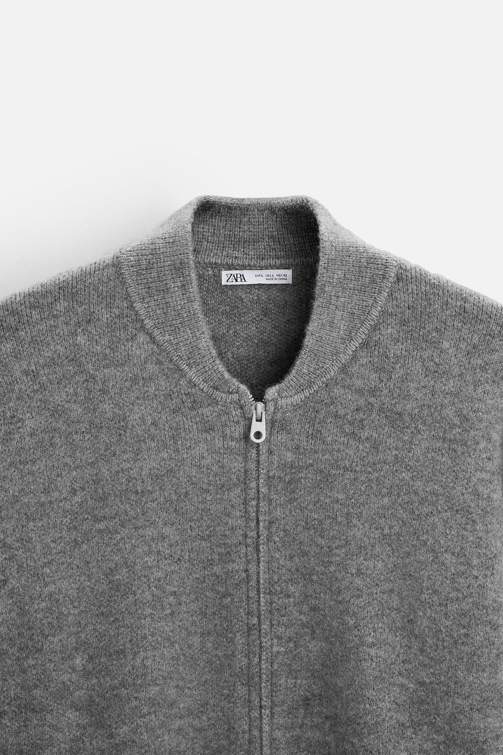 ZIP-UP KNIT JACKET - Zara фото 8