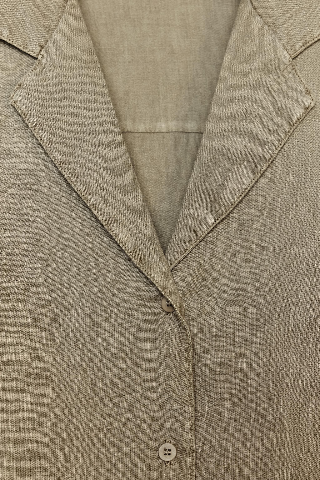 ZW COLLECTION 100% LINEN SHIRT - Zara фото 4