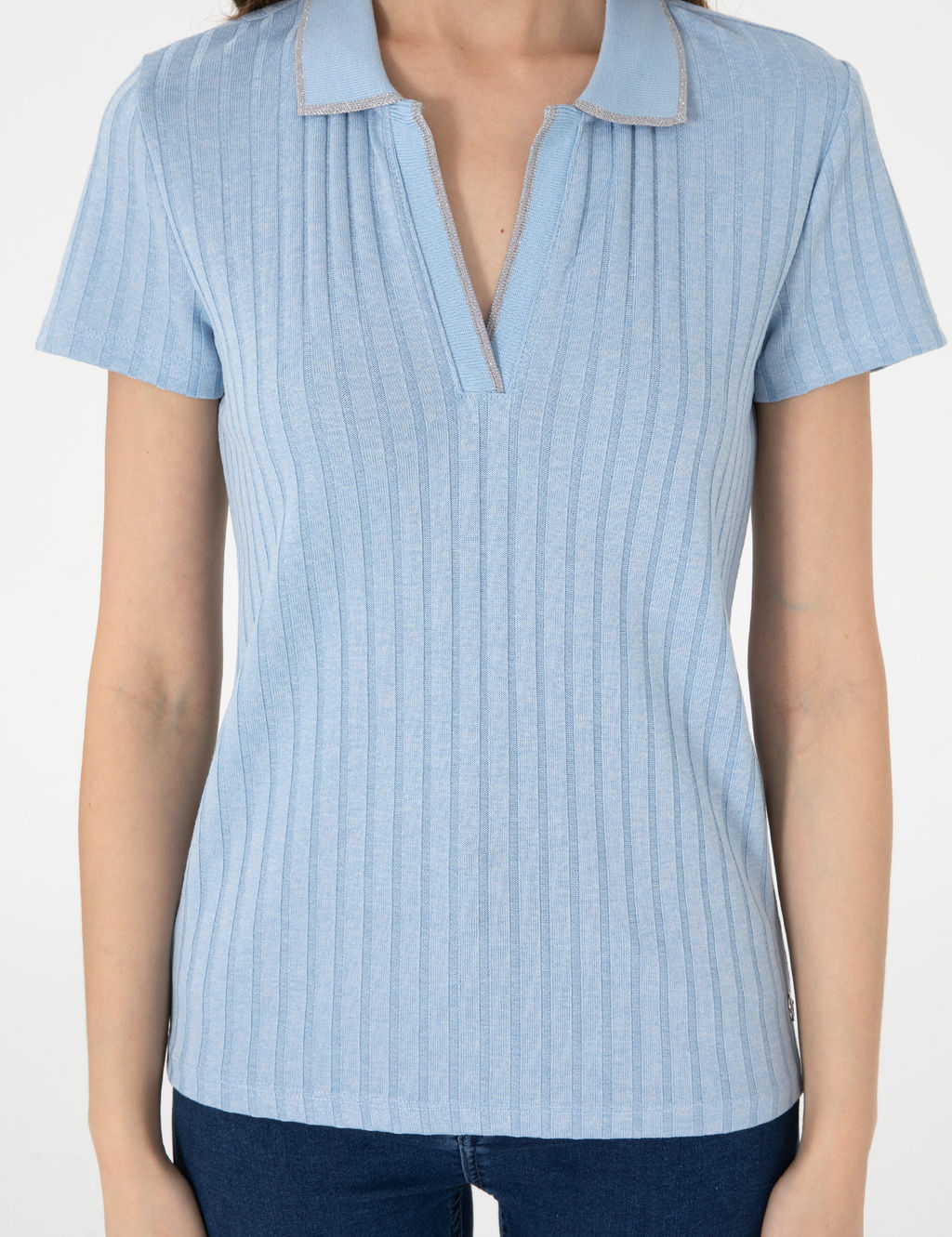 A__k Mavi Slim Fit Basic Ti__rt