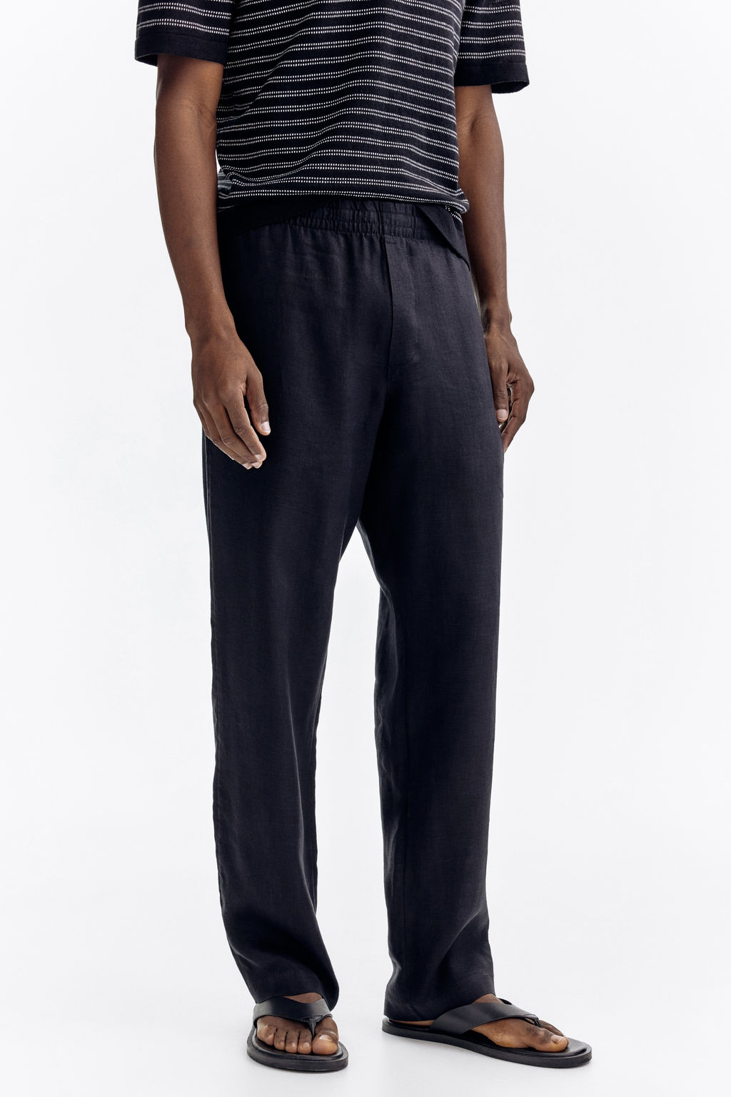Pantal?n de lino Regular Fit - H&m фото 7