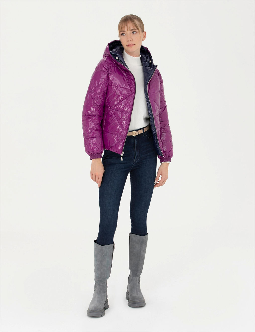 Lacivert Crop Top Mont - Pierre cardin фото 4