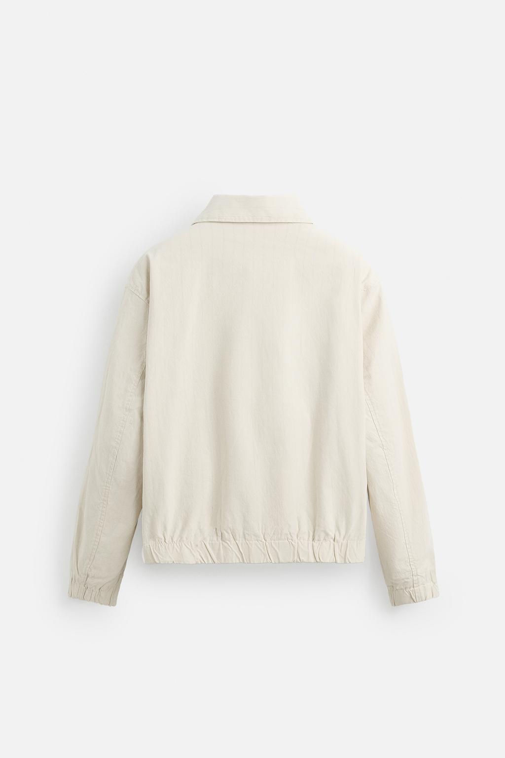 STRIPED TEXTURED JACKET - Zara фото 8