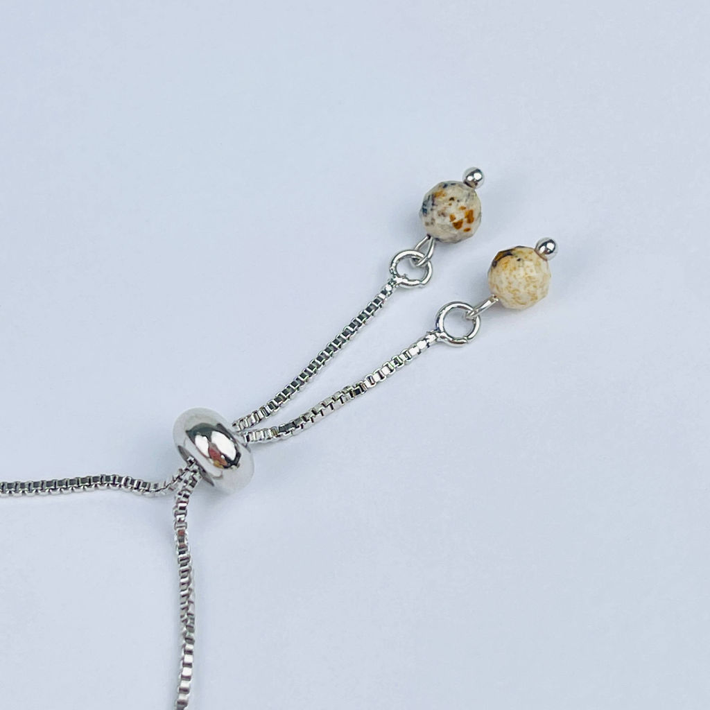 Браслет регулируемый с песочной Яшмой - Радуга самоцветов фото 3