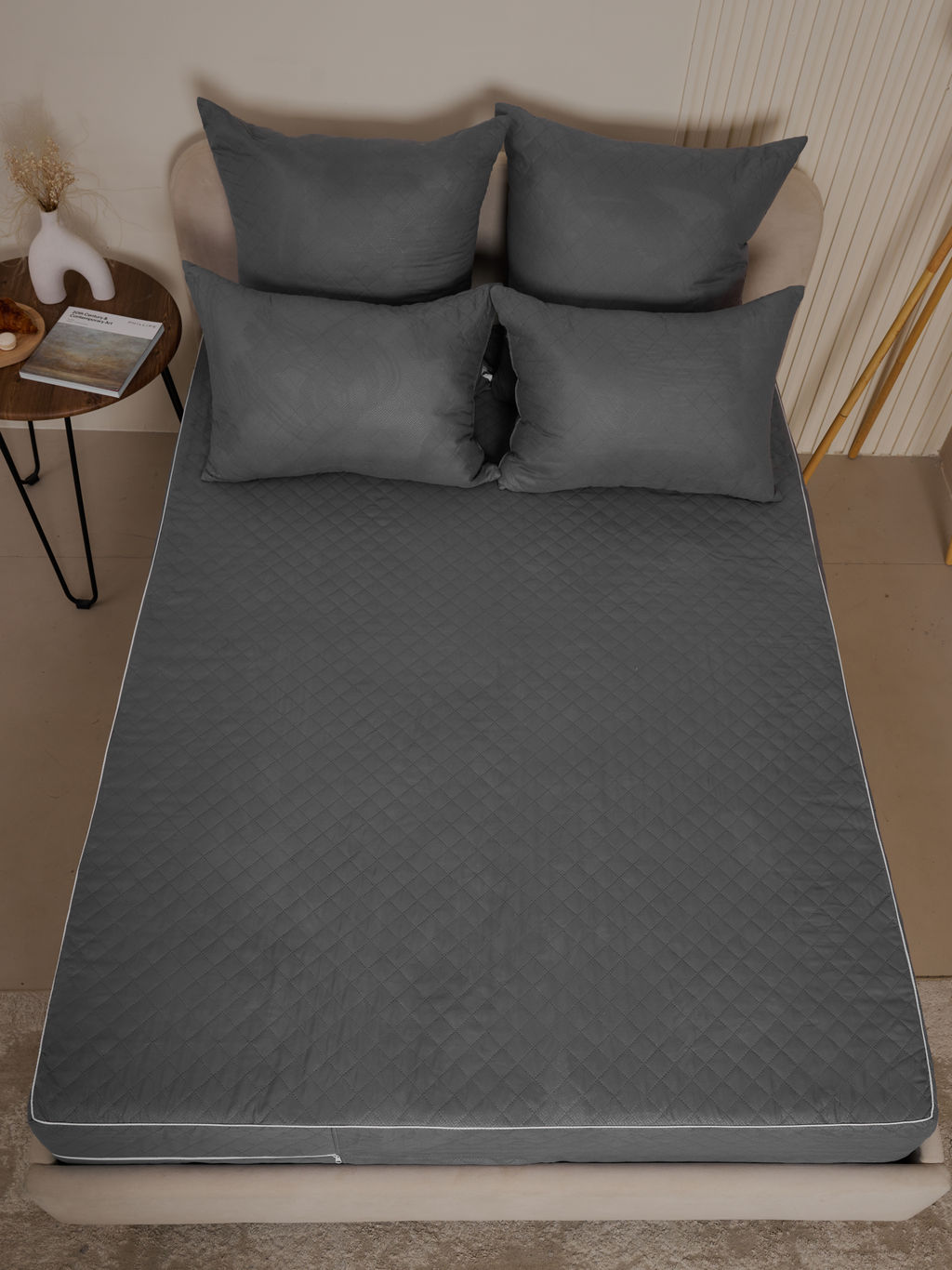 Комплект подушек для сна - Темный серый 50х70