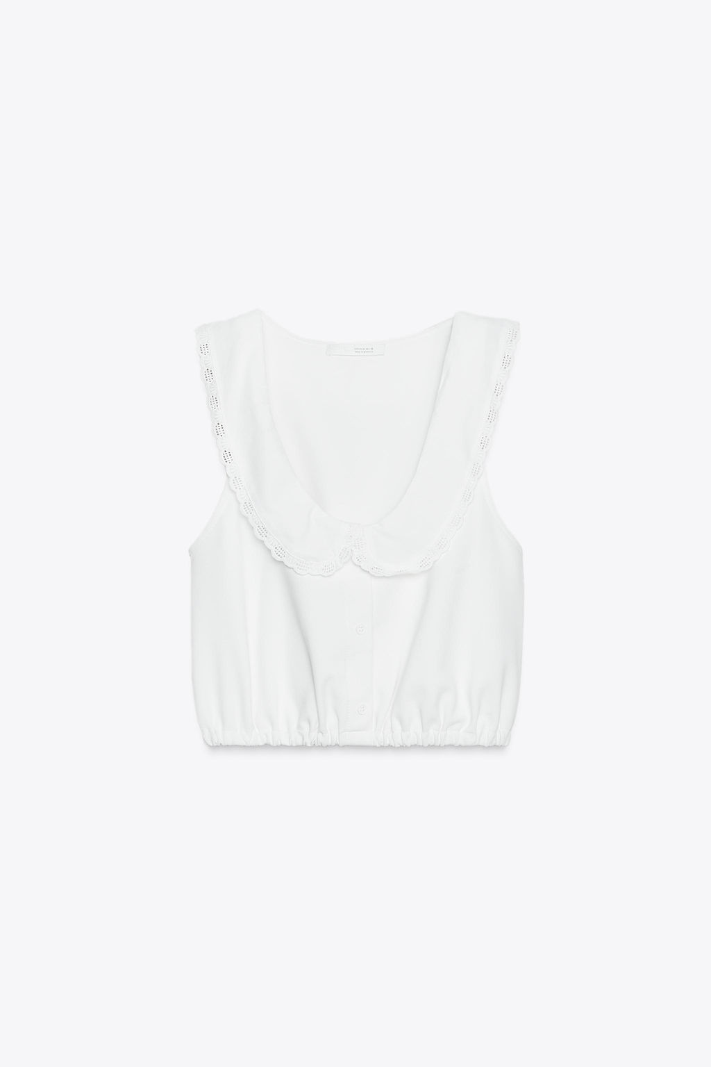BUTTON-UP COLLAR TOP - Zara фото 14