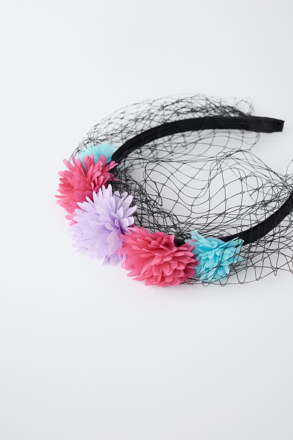 FLOWER AND MESH FANCY DRESS HEADBAND - Zara фото 2