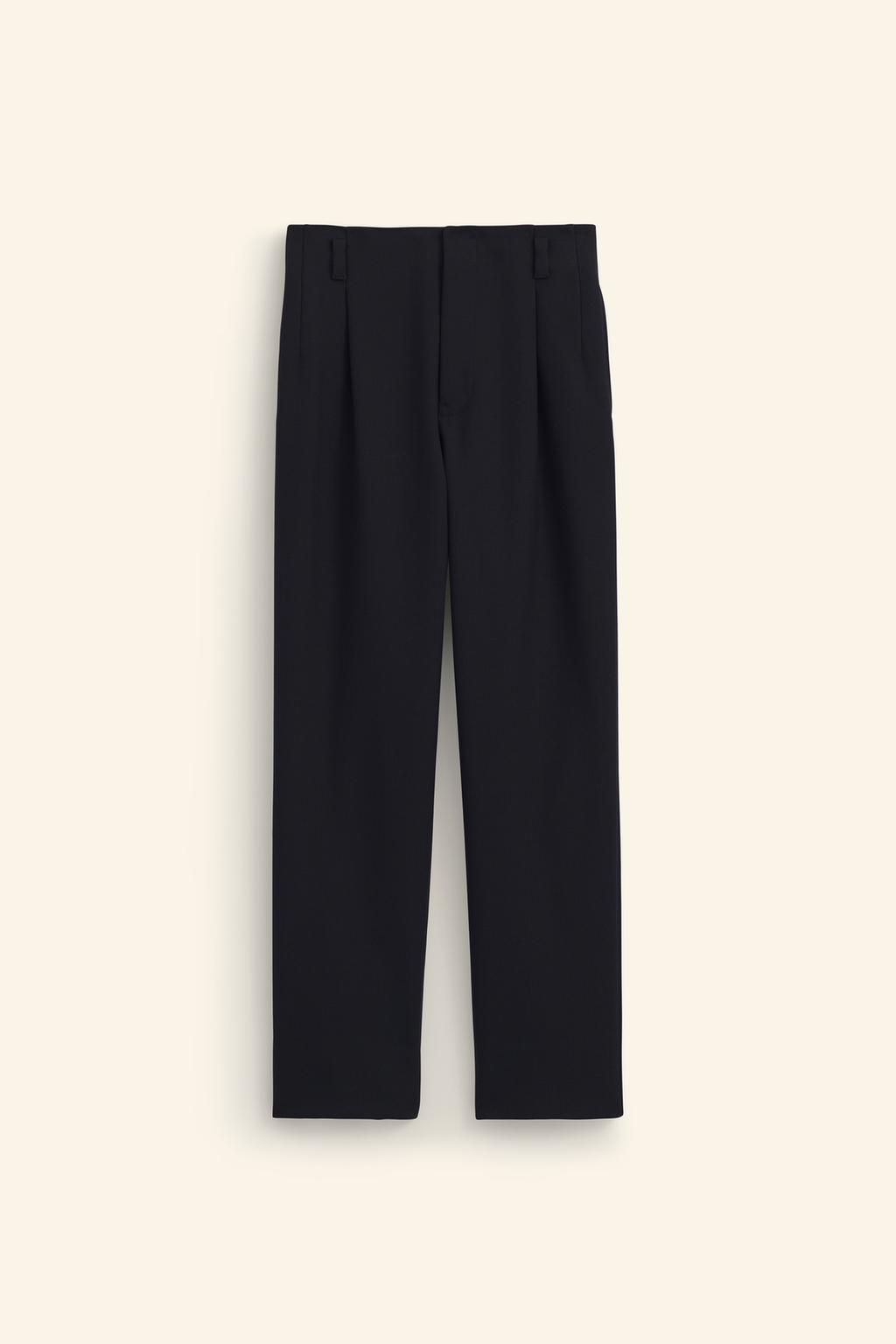 LIMITED EDITION SLIM FIT SUIT TROUSERS - Zara фото 7