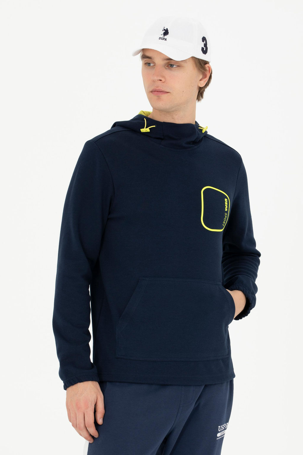U. S. Polo Assn / Мужской темно-синий свитшот - U.s. polo assn фото 8