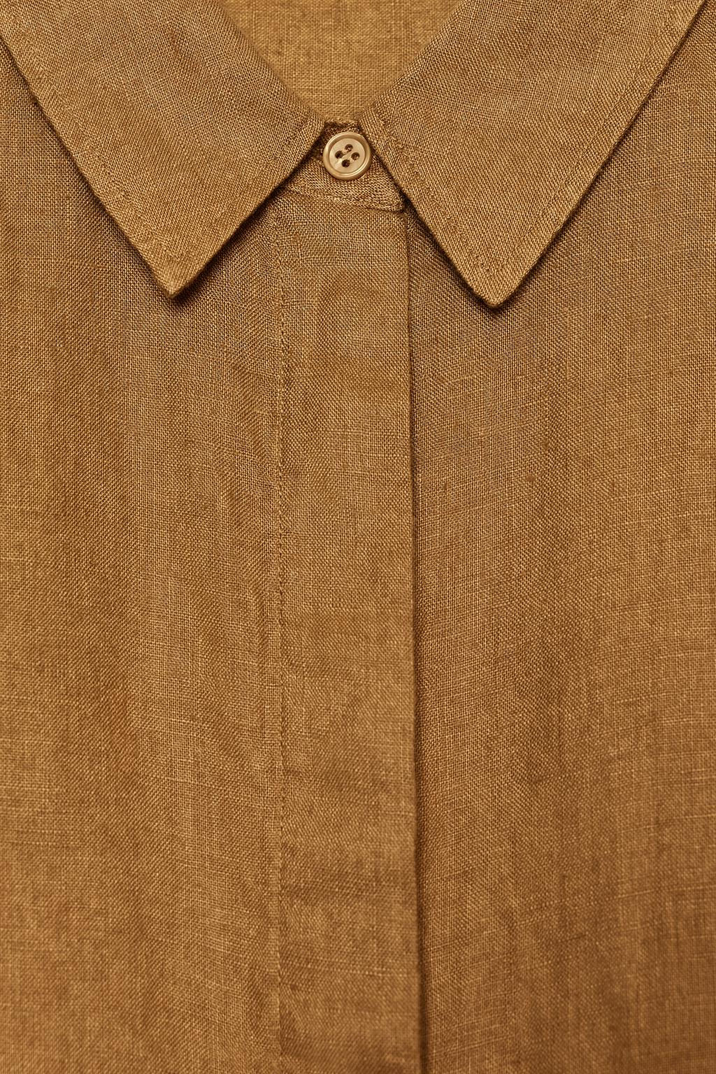 ZW COLLECTION 100% LINEN SHIRT - Zara фото 28