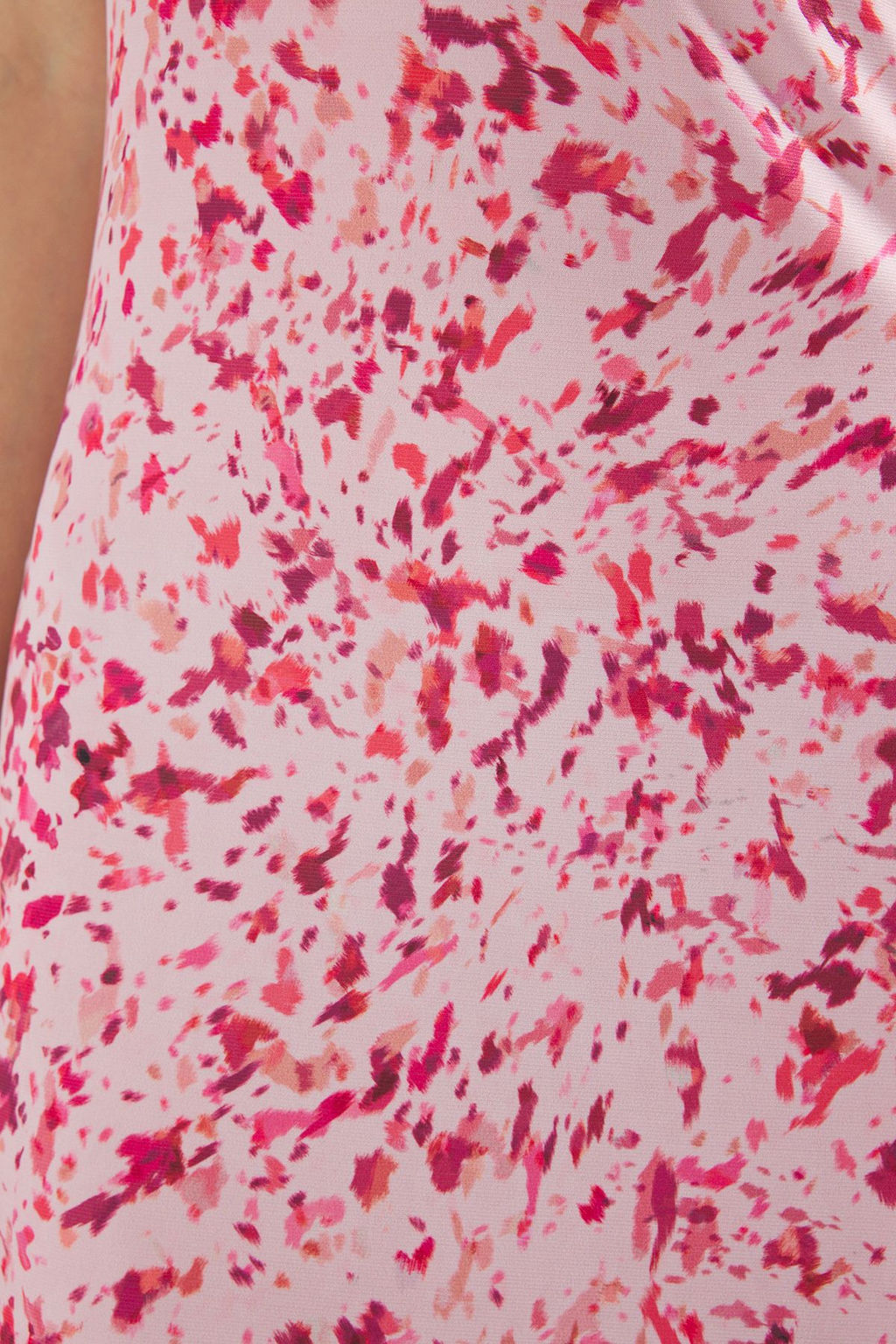 TRENDYOLMILLA Cok Renkli Duz Baglama Detayl? Maxi Soyut Bask?l? Baglama Detayl? Esnek Orme Elbise TWOSS25EL00679 фото 3