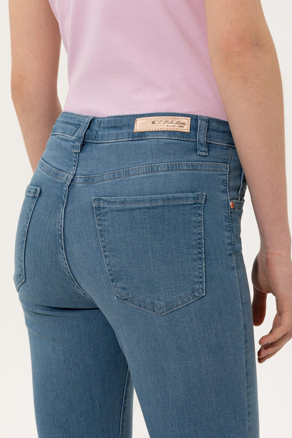 Женские голубые джинсовые брюки Неожиданная скидка в корзине - U.s. polo assn фото 14