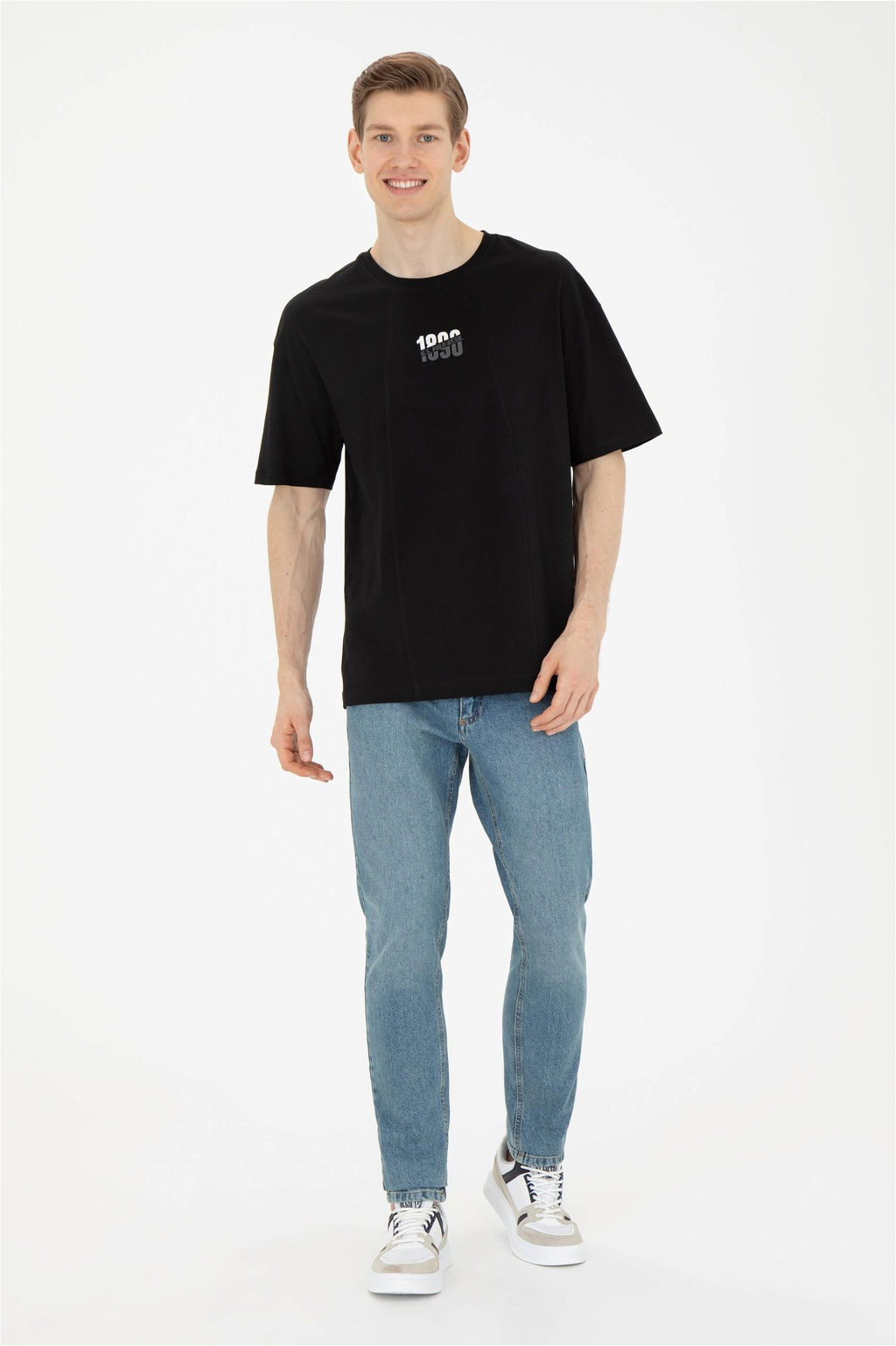 Мужская черная футболка - U.s. polo assn фото 4