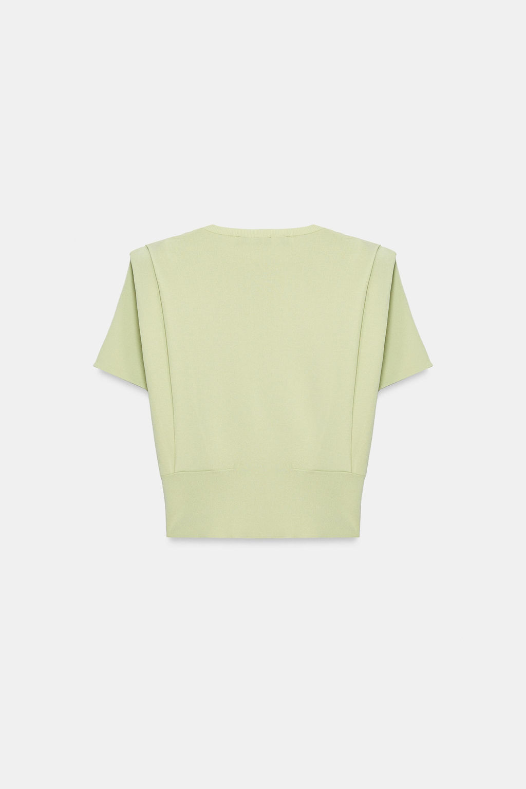 TOP PUNTO HOMBRERAS / Verde pastel - Zara фото 5