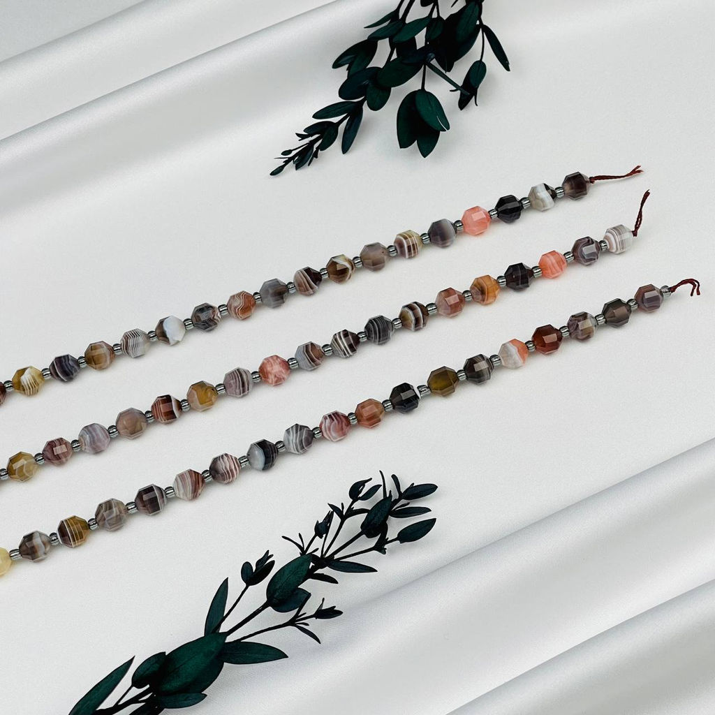 Бусины для украшений из ботсванского Агата