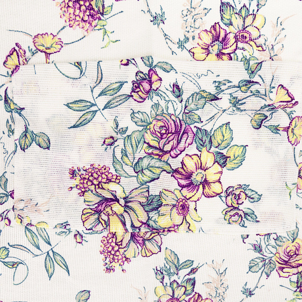 Сиреневый букет К Фартук Хозяюшка 68х72см, ткань - рогожка 171г/м2: хлопок 100%, с карманом, на завязках, Домашняя мода (Россия)  фото 3