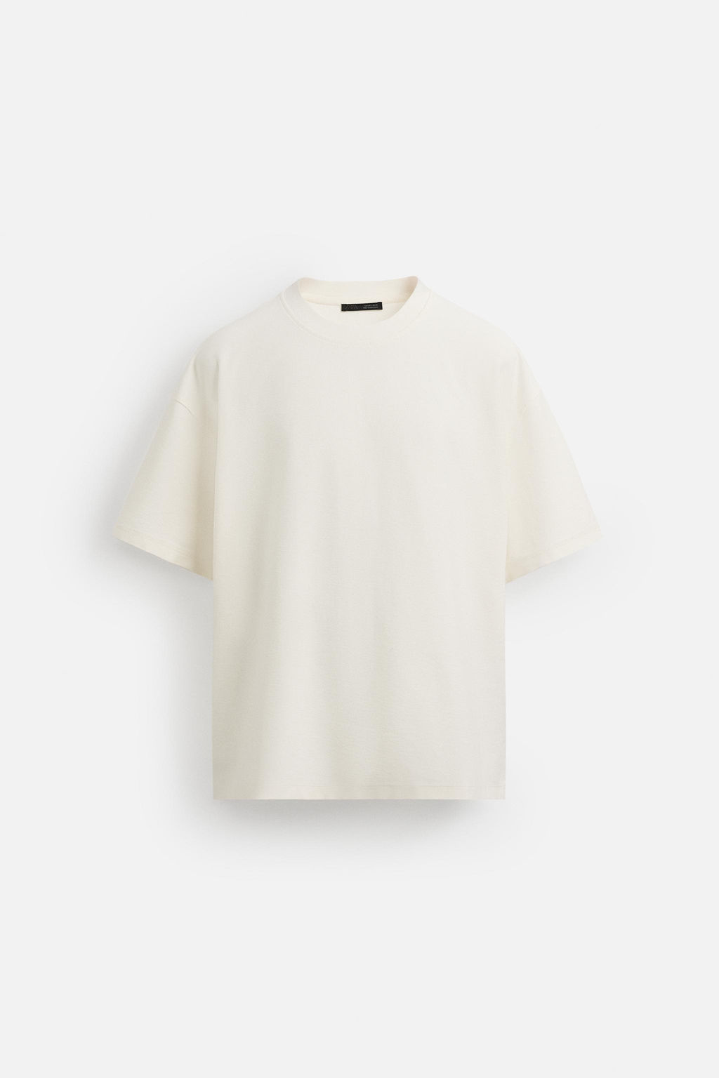 HEAVYWEIGHT TEXTURED T-SHIRT - Zara фото 7