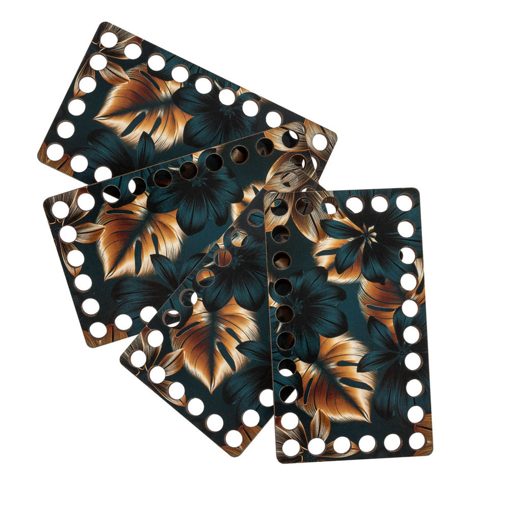 Заготовка для декорирования Love2art ДВ-03 Набор донышек для вязания Глянцевый фанера 12 х 7 х 0.4 см 4 шт 04 Бабочки  фото 10