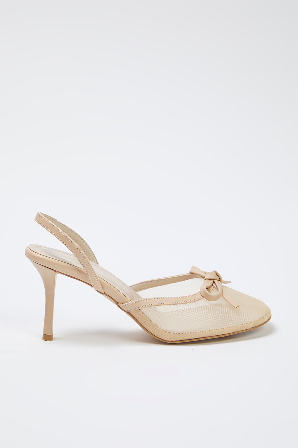 Trendyolmilla Shoes Nude Fiyonk Detayl? File Kad?n Mule Ince Topuklu Ayakkab? TAKSS25TO00093 фото 5