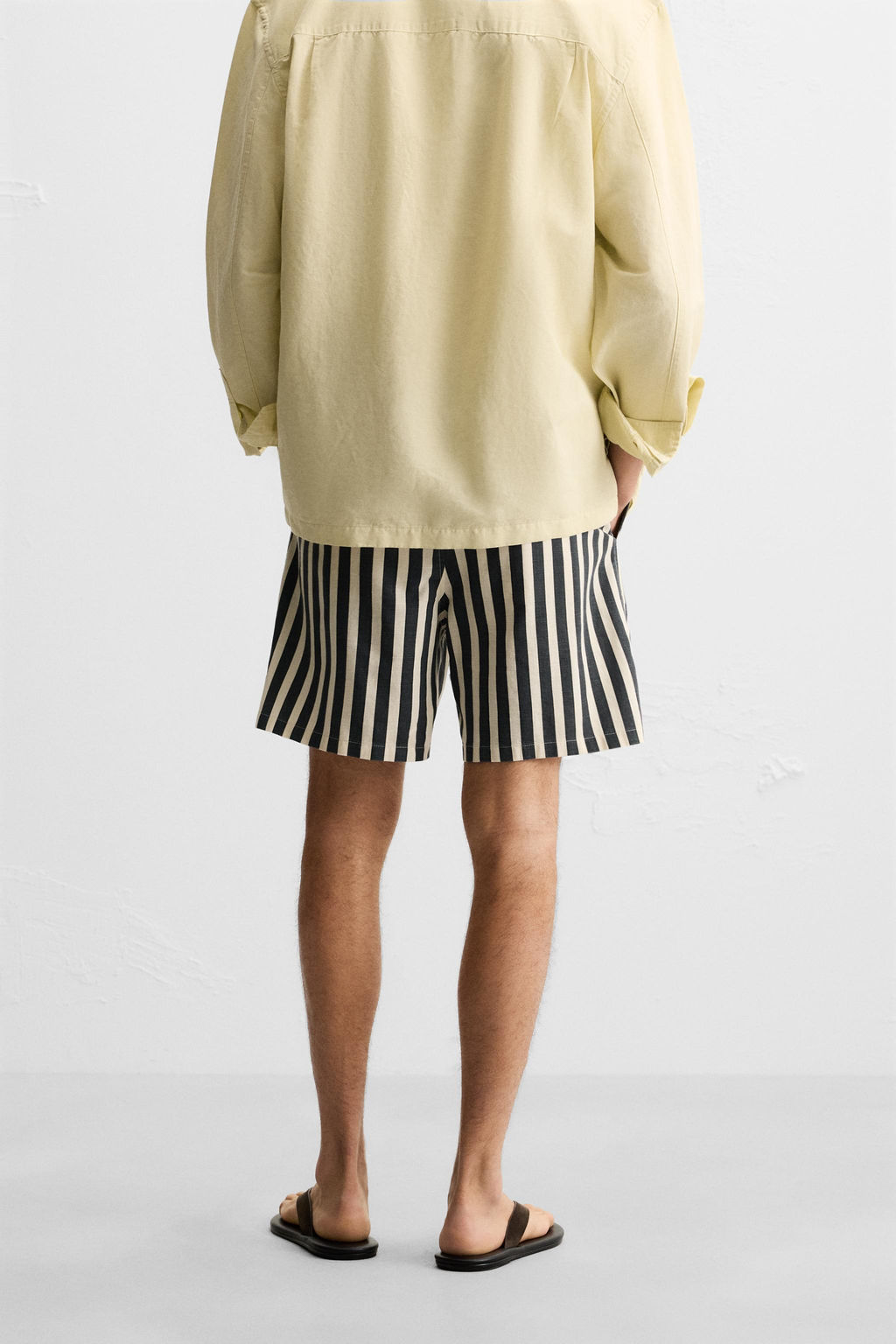 JACQUARD TEXTURED BERMUDA SHORTS - Zara фото 12