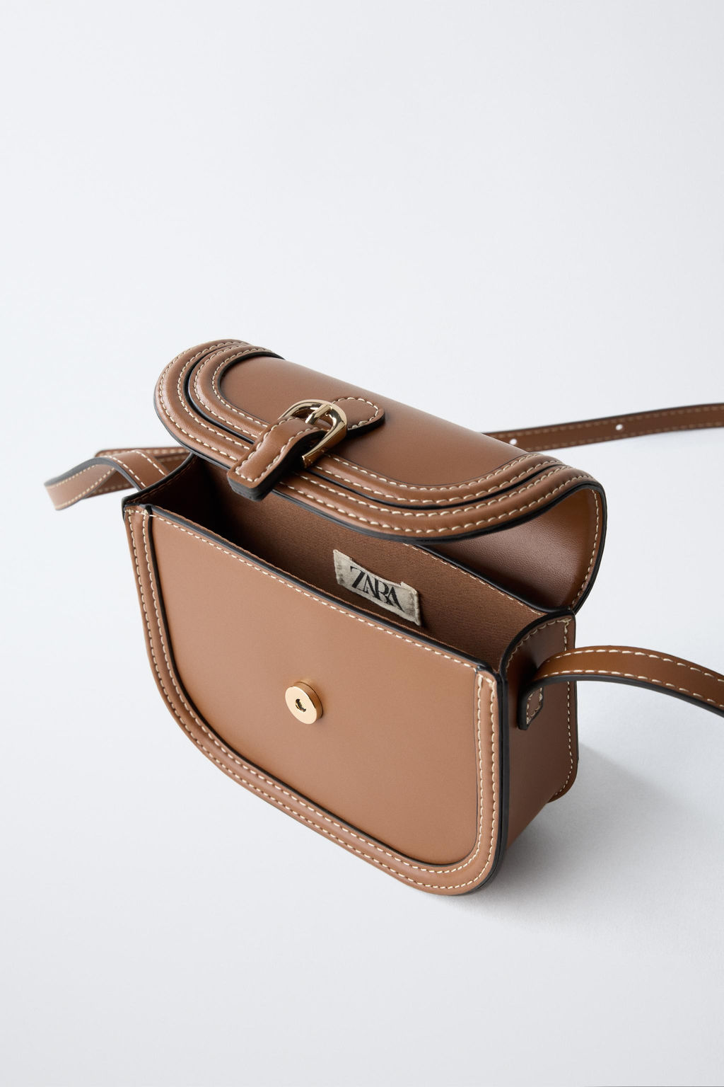 MINI BUCKLE CROSSBODY BAG - Zara фото 4