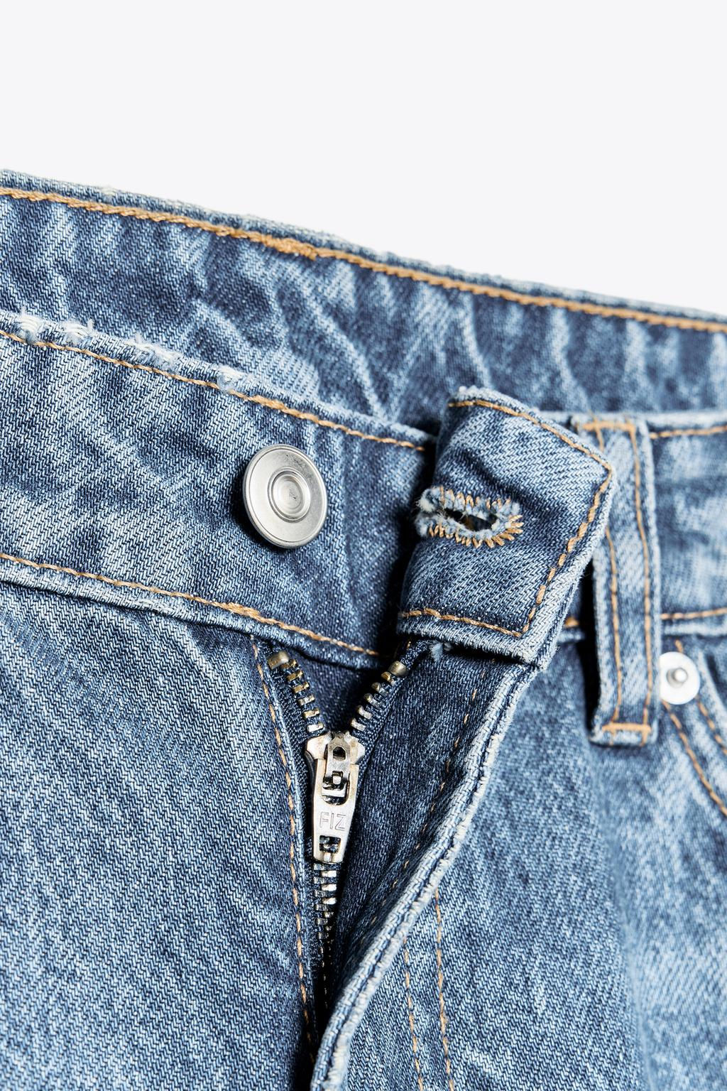 TRF STRAIGHT LOW-RISE JEANS - Zara фото 18