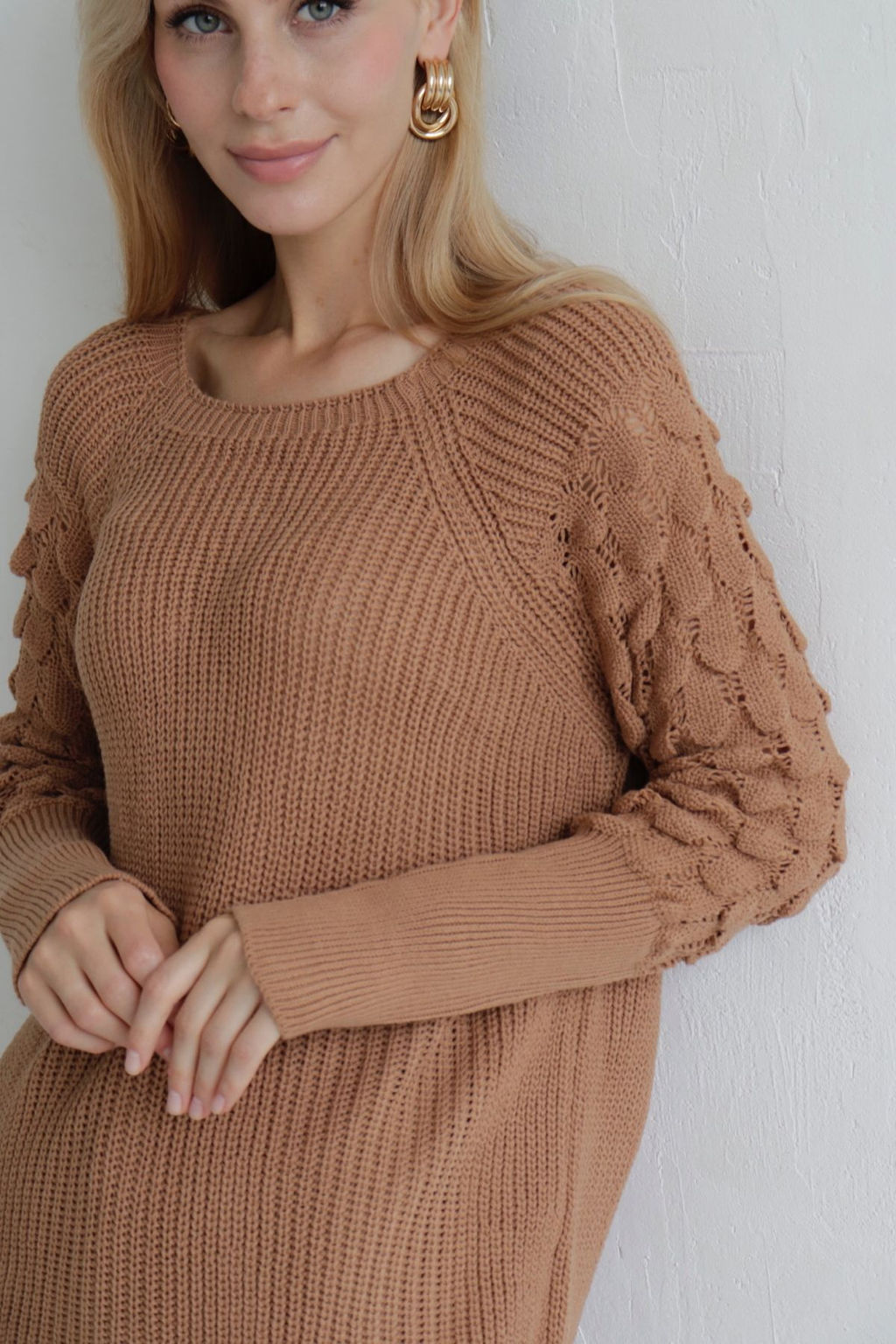 10006 Джемпер бежевый - Martichelli фото 23