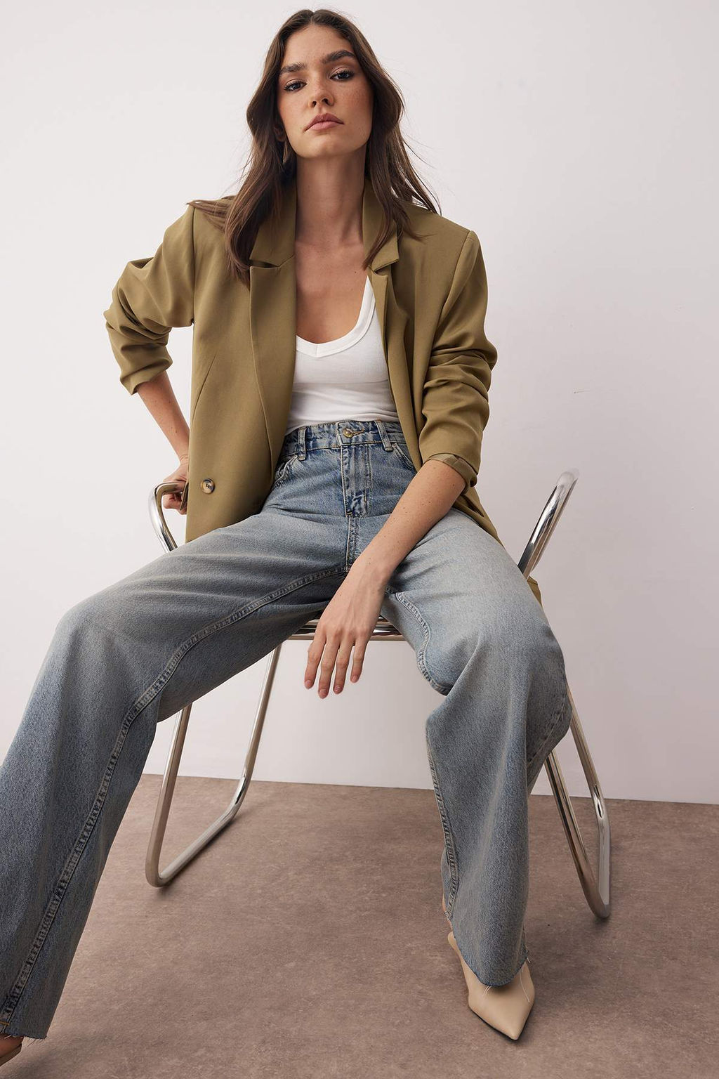 Mavi Yuksek Bel Genis Paca Wide Leg Jeans TWOAW26JE00089 - Trendyolmilla фото 2