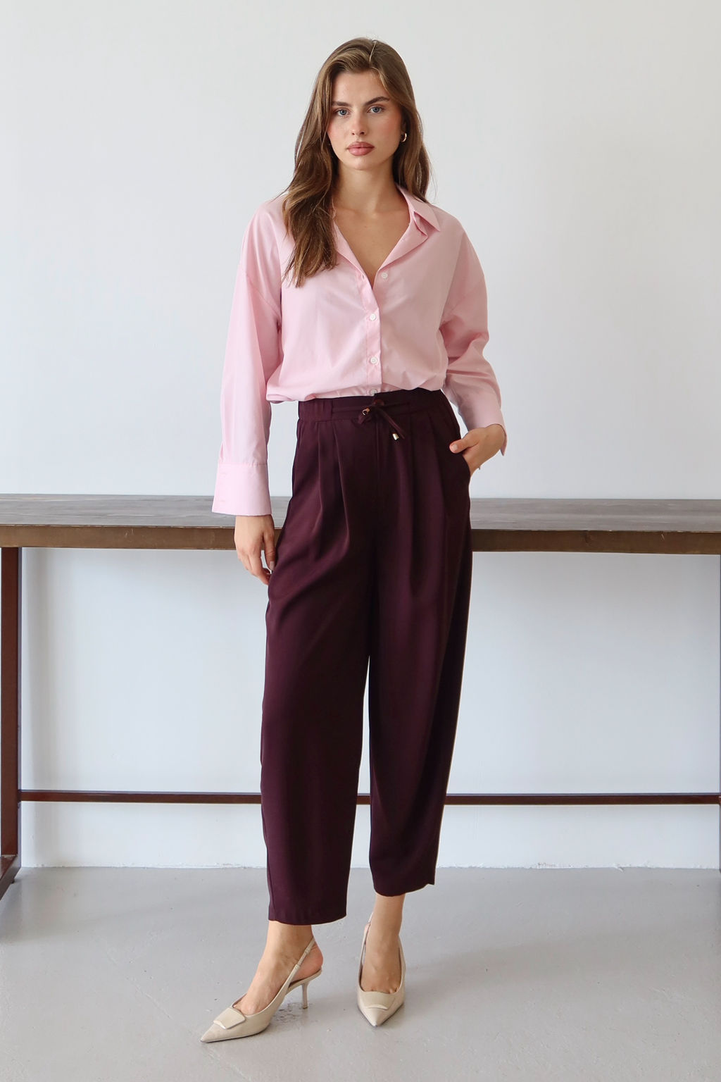 Haki Salvar/Harem Bagc?kl? Pantolon TWOSS25PL00126