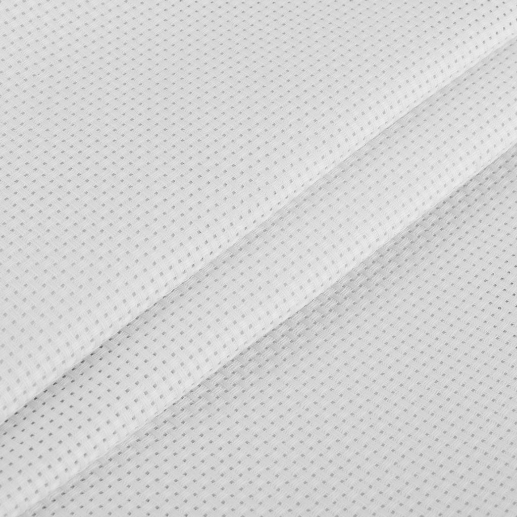 Канва K03 Gamma Aida №11 ФАСОВКА 100% хлопок 150 x 100 см  2 см белый