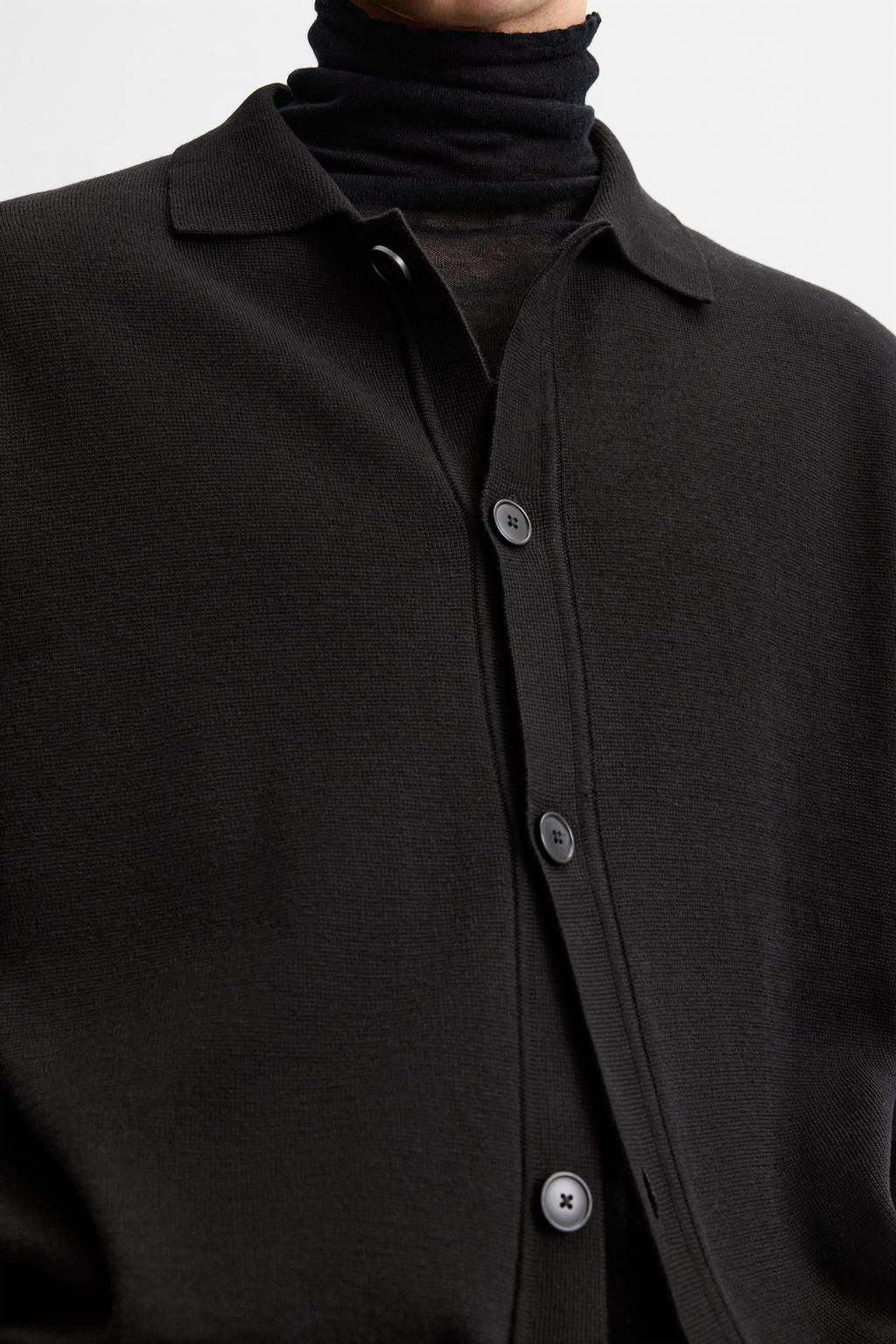 RELAXED FIT KNITTED SHIRT - Zara фото 8