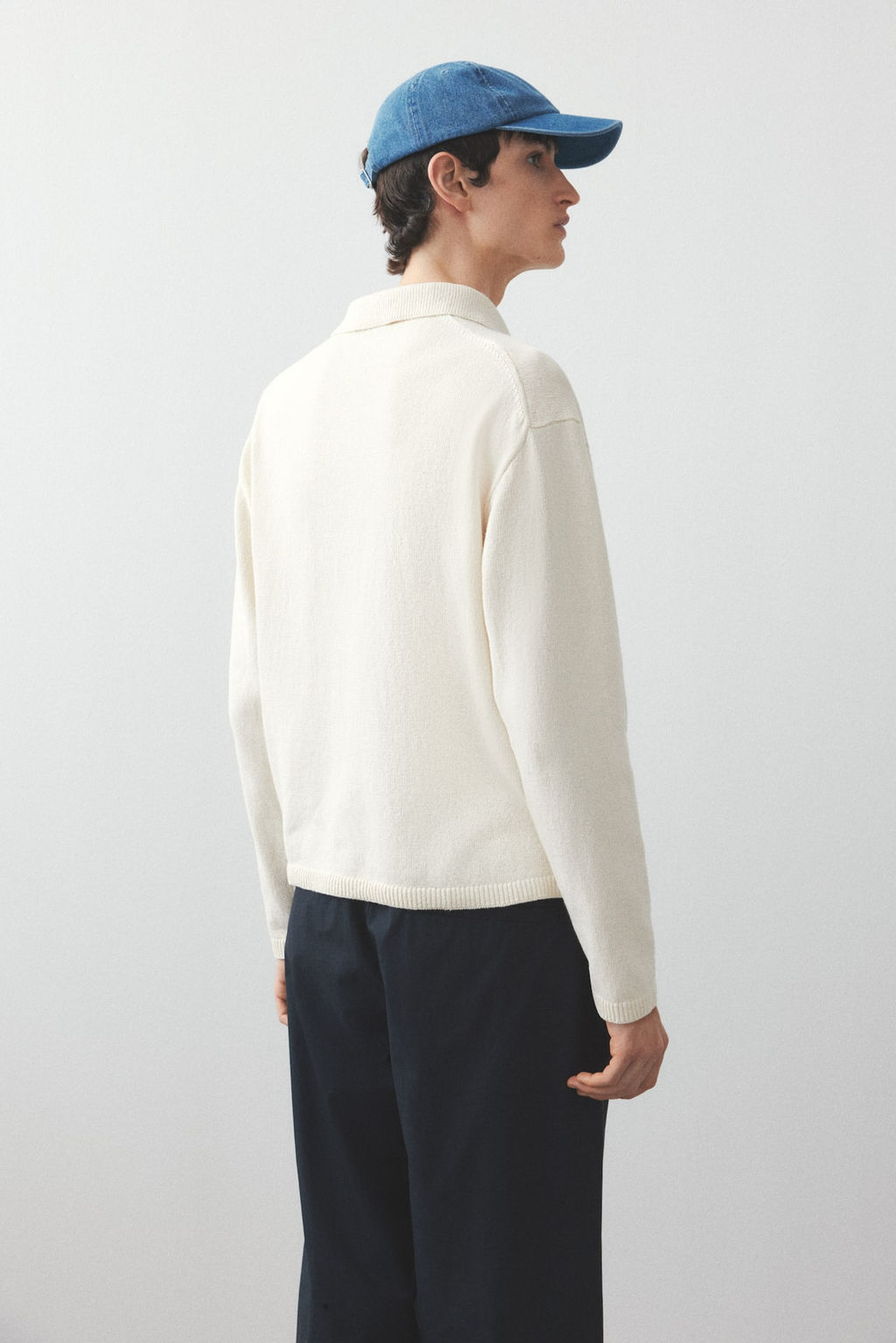 Polo de punto fino Loose Fit - H&m фото 4
