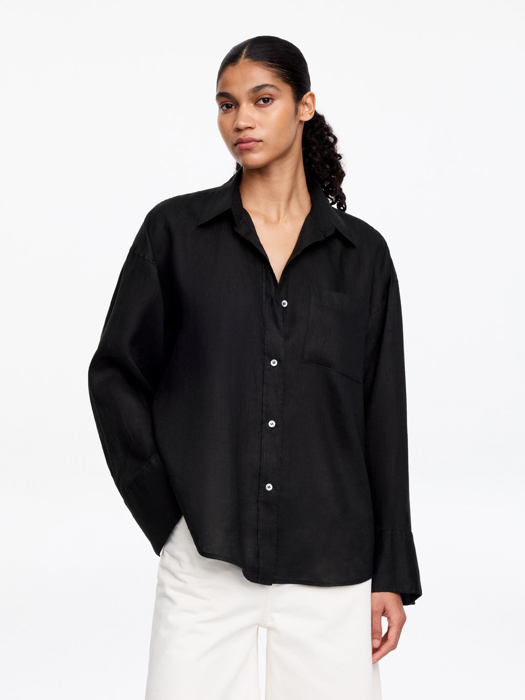Camisa de lino - H&m фото 2