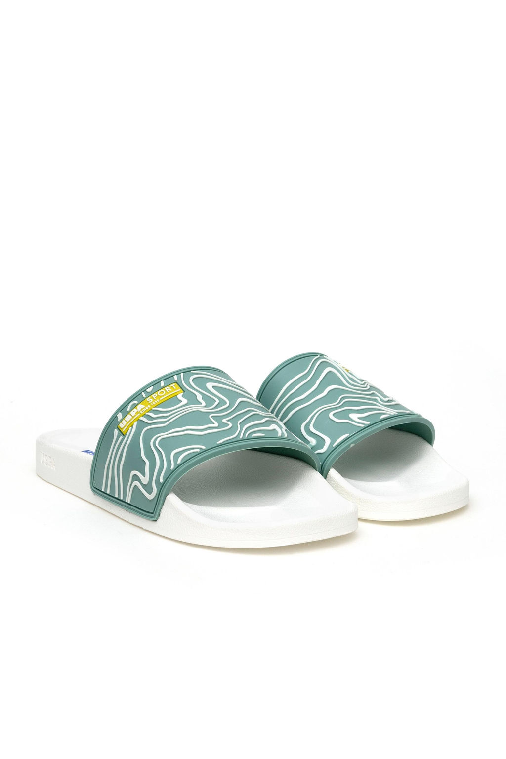 Мужские белые тапочки Неожиданная скидка в корзине