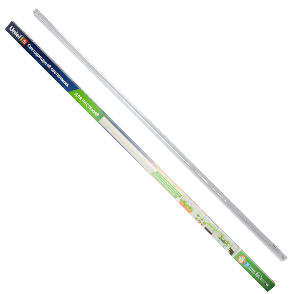 ULI-P13-35W/SPLE IP40 WHITE Светильник для растений светодиодный линейный, 1150мм, выкл. на корпусе. Спектр для фотосинтеза. TM Uniel