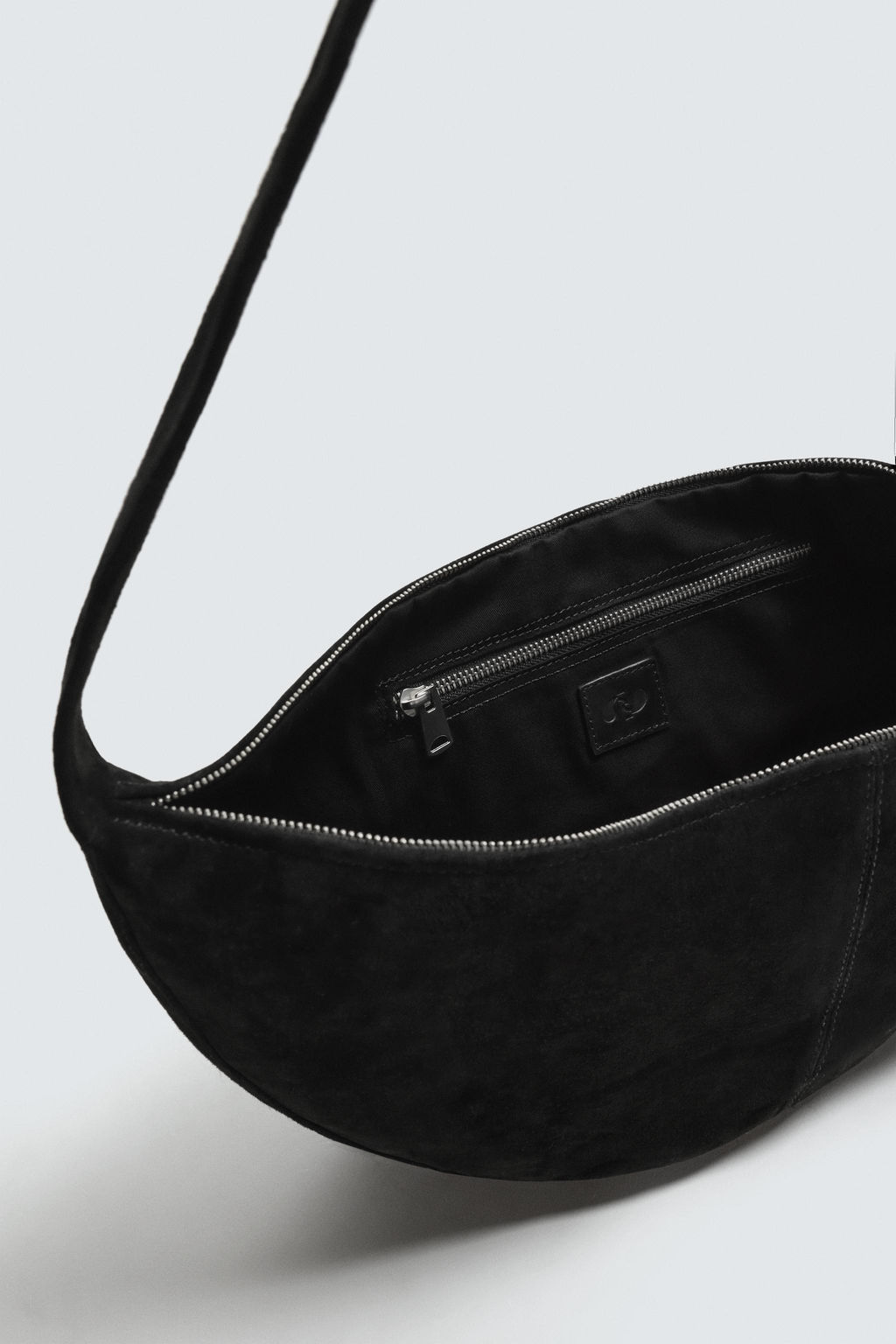BOLSO HOMBRO PIEL / Negro - Zara фото 6