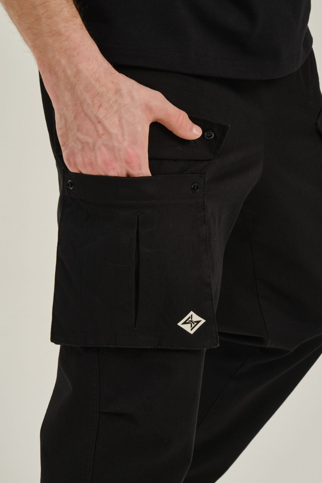 Брюки карго Черный ROOFTOP COURT Woven Casual Pants - Anta фото 4