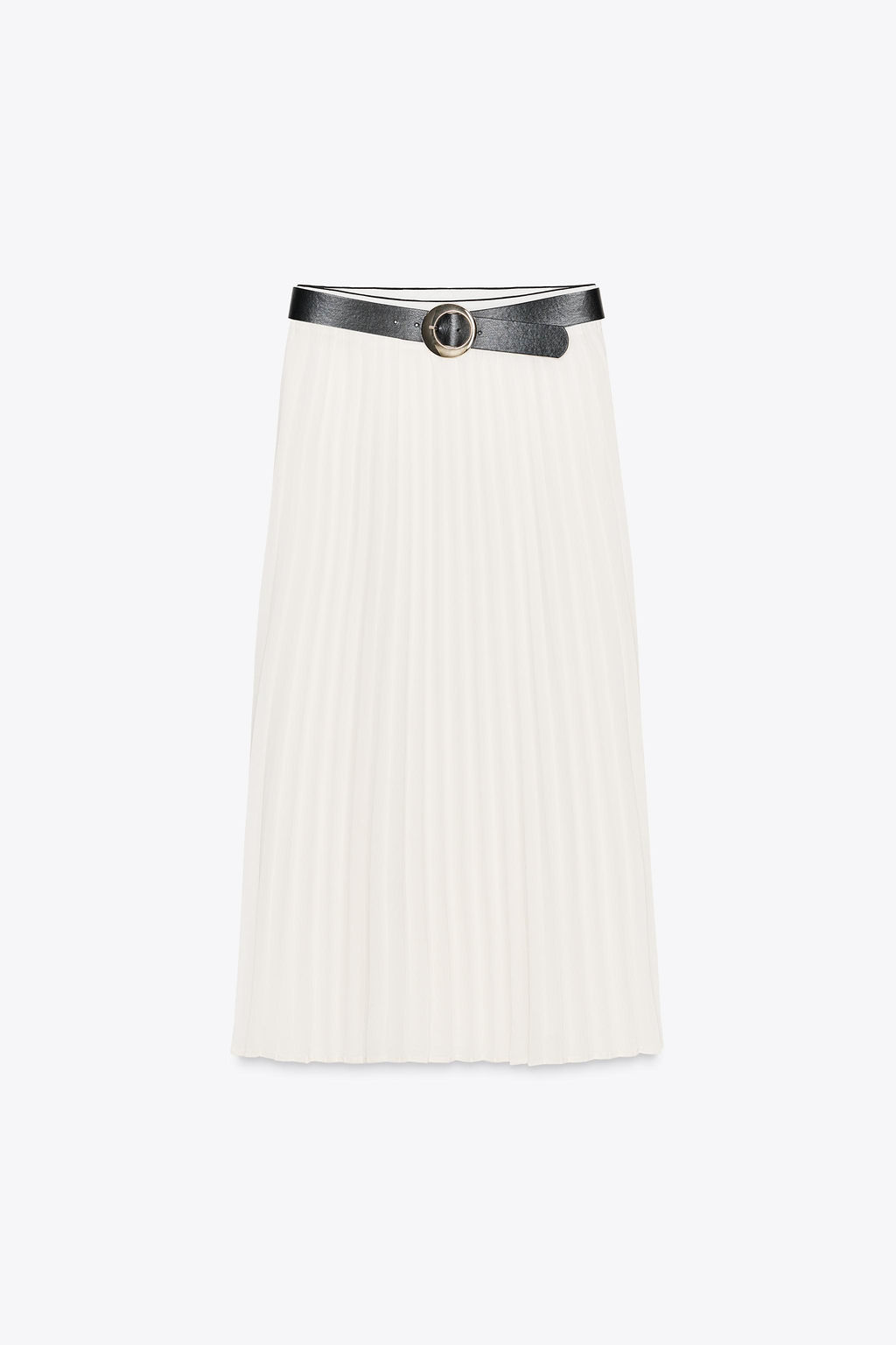 BELTED PLEATED MIDI SKIRT - Zara фото 14