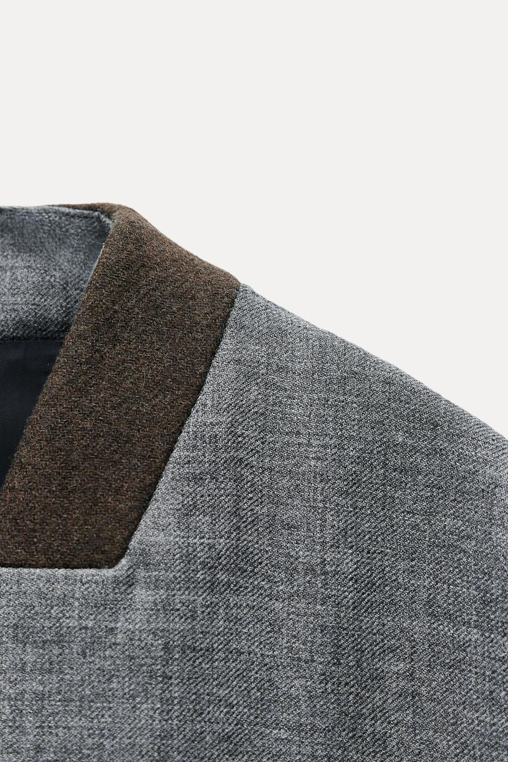 ZW COLLECTION 100% WOOL BLAZER - Zara фото 7