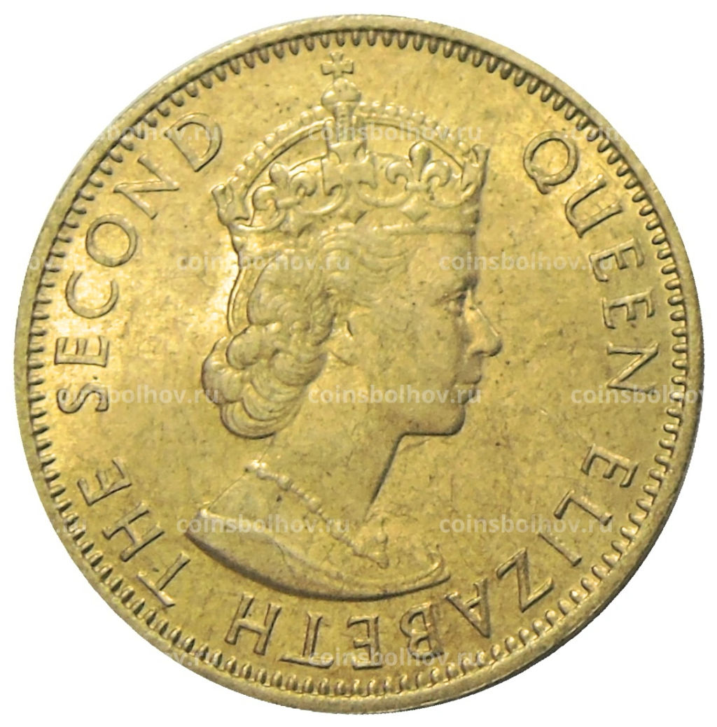 Монета 1/2 пенни 1963 года Ямайка