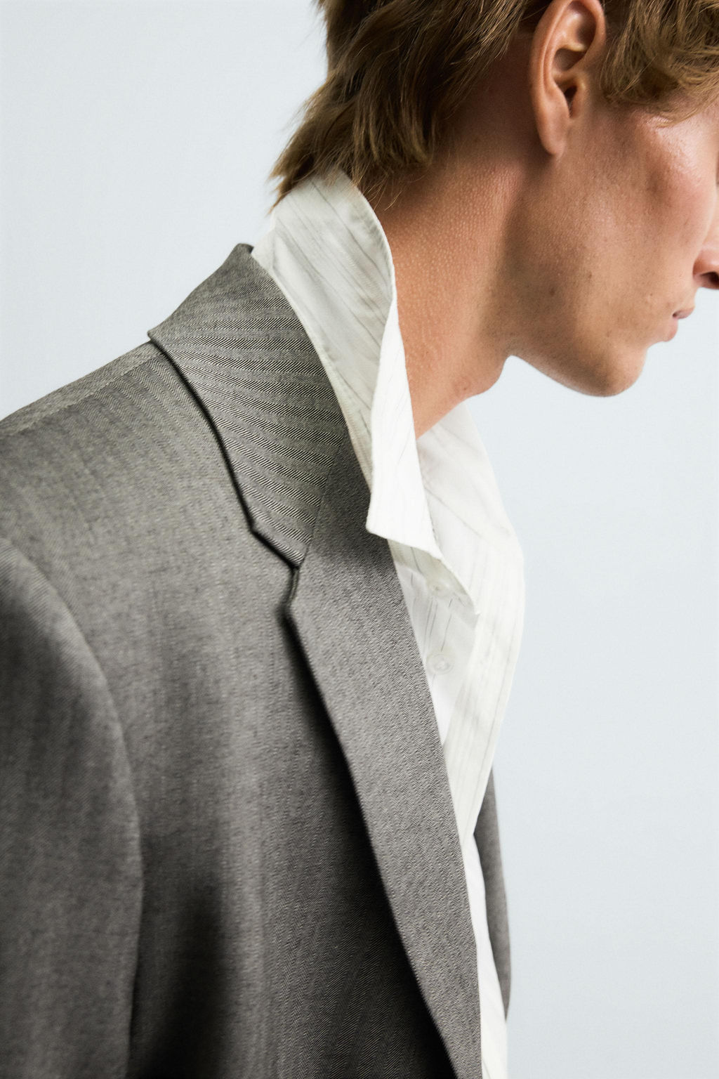 HERRINGBONE SUIT BLAZER - Zara фото 6