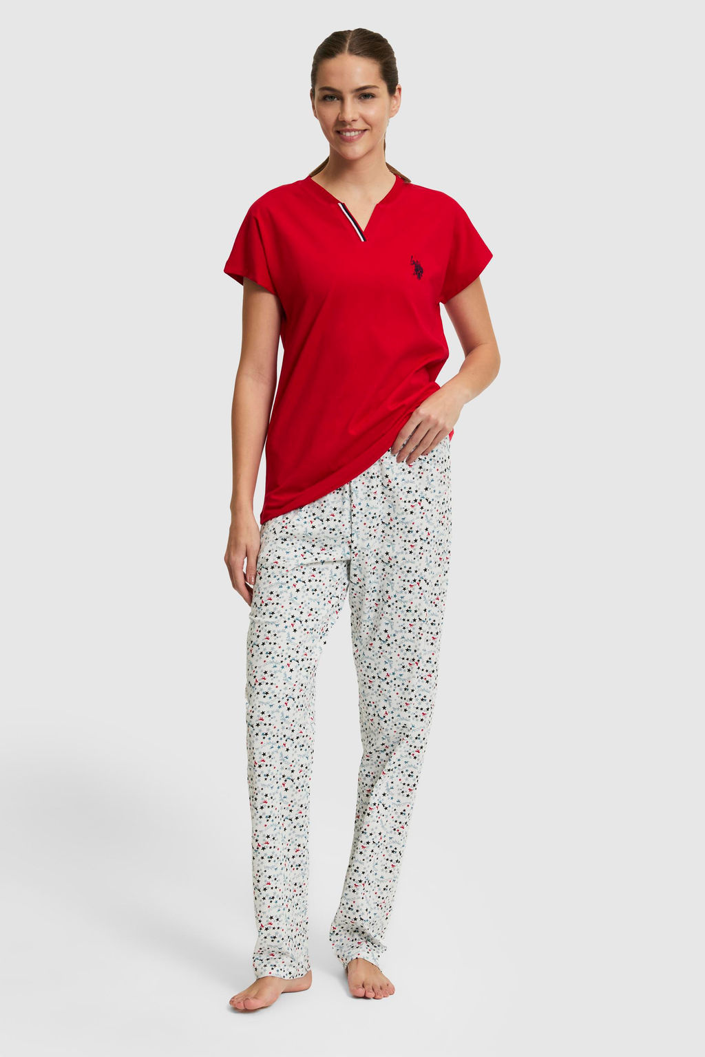 Kad_n K_rm_z_ Pijama Tak_m_