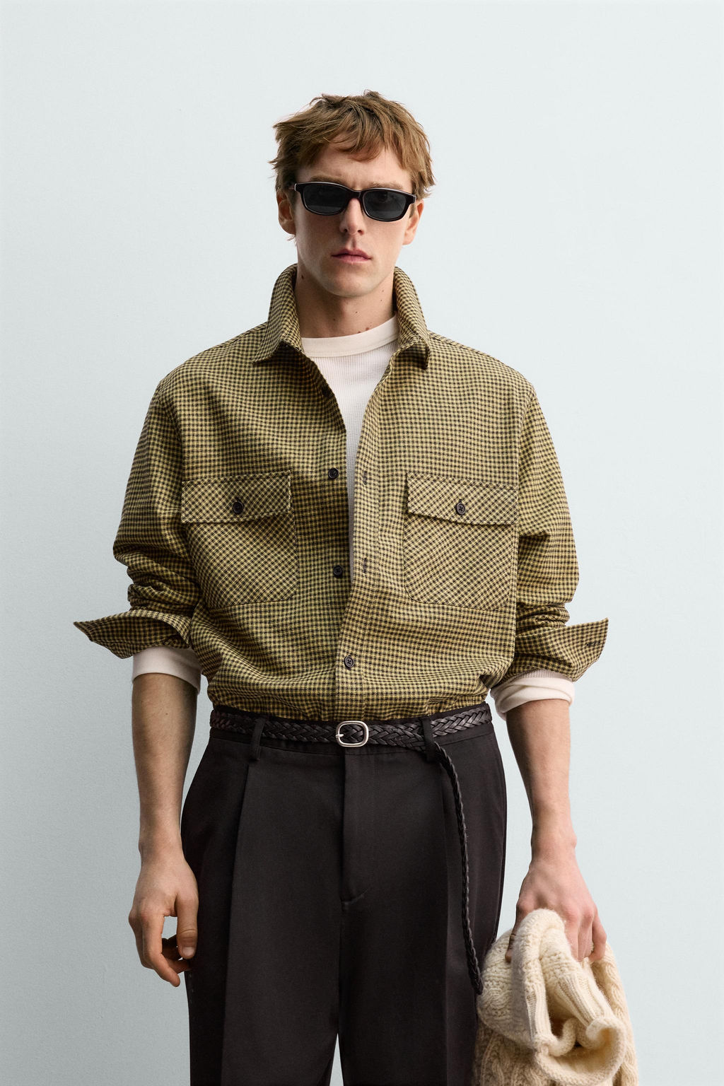 CHECK FLANNEL SHIRT AARON LEVINE X ZARA фото 2