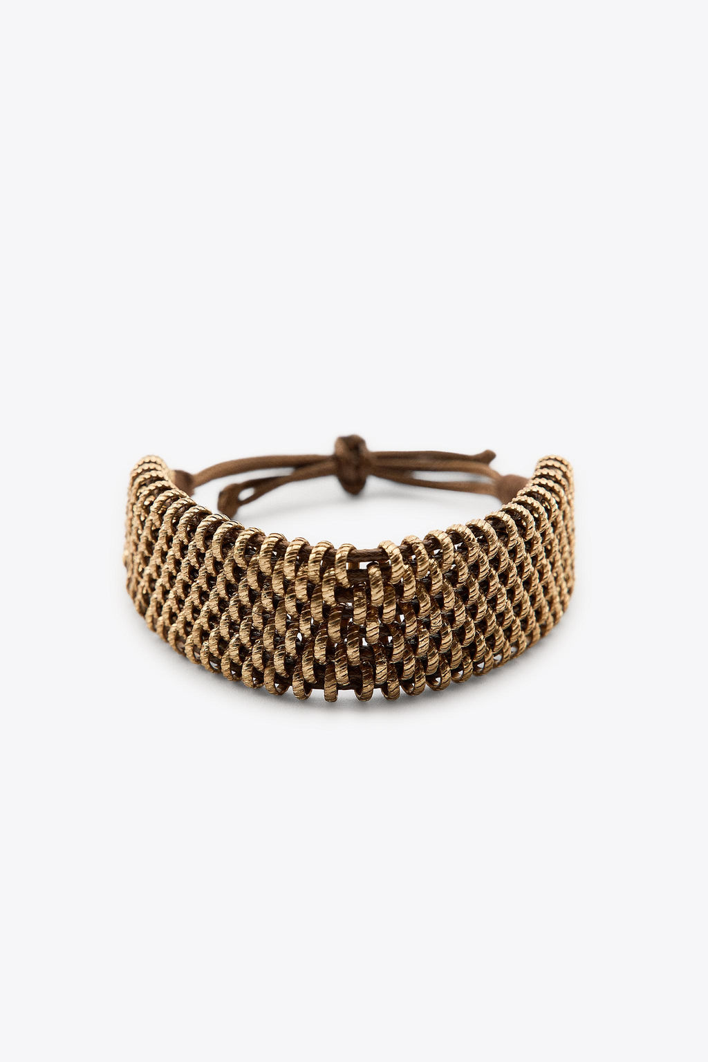 PACK OF METAL KNIT BRACELETS - Zara фото 3