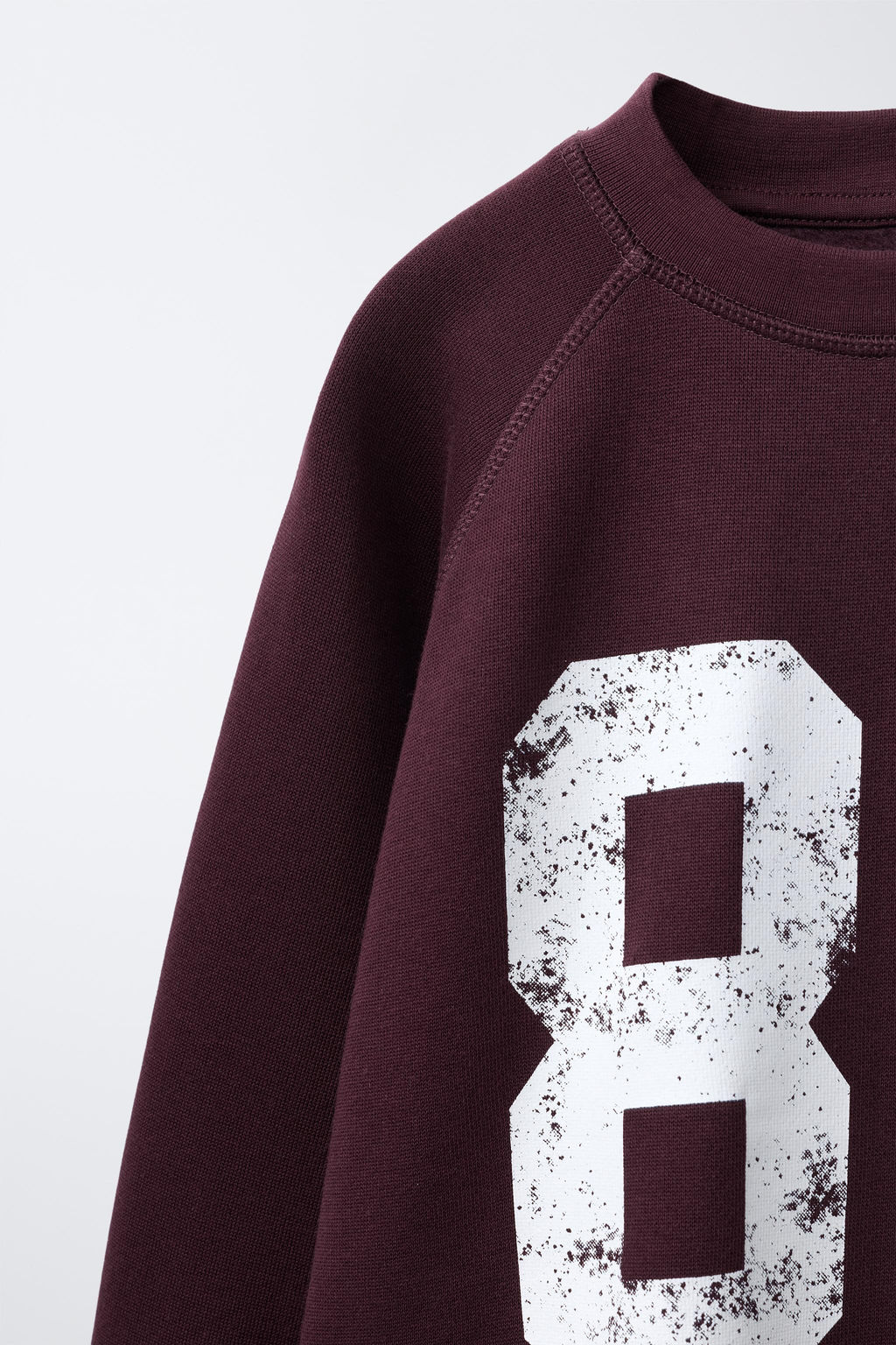 NUMBER PRINT SWEATSHIRT - Zara фото 3