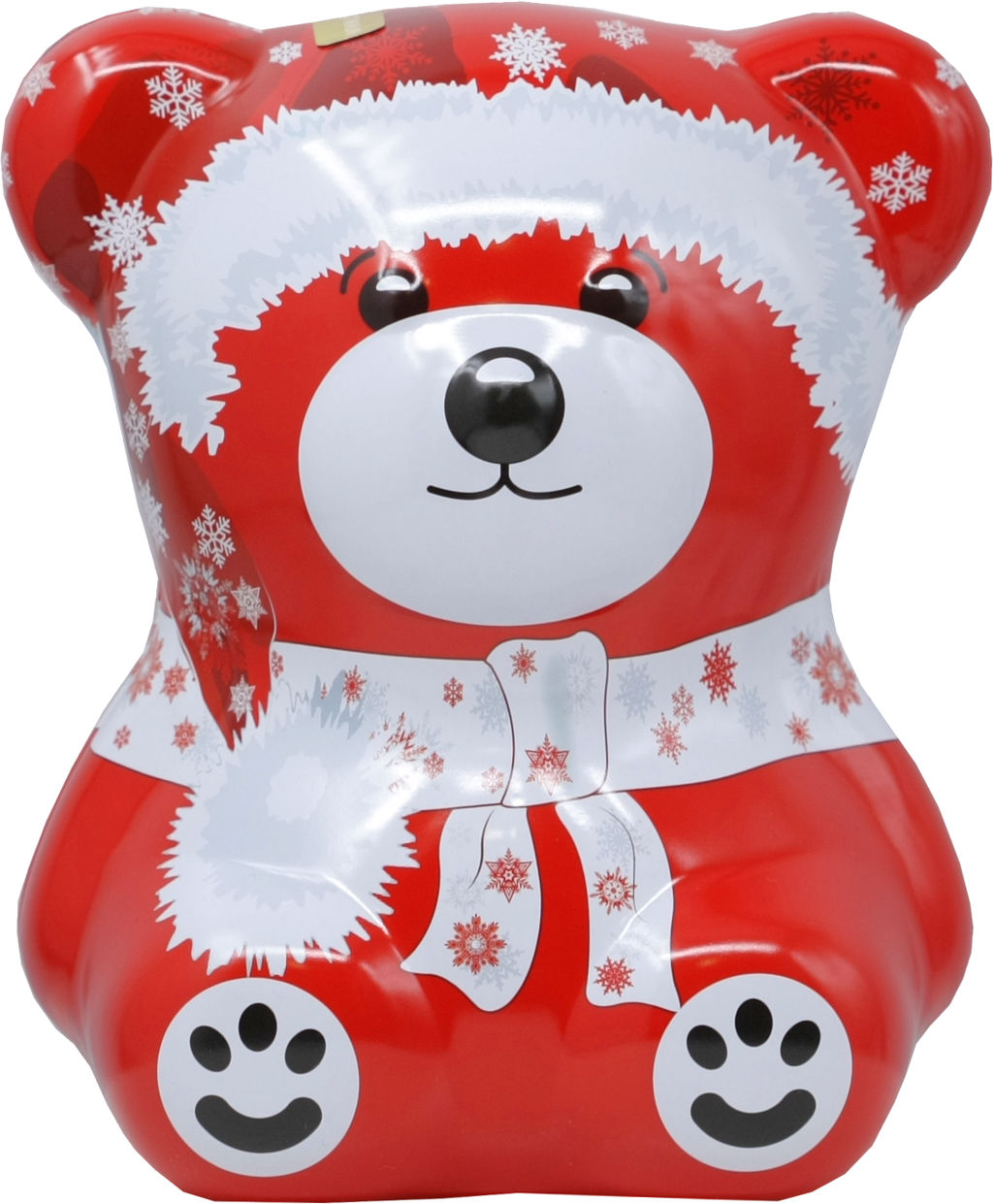 Черный дракон. Новый год. Медвежонок Новогодний (красный) 50 гр. жест.банка
