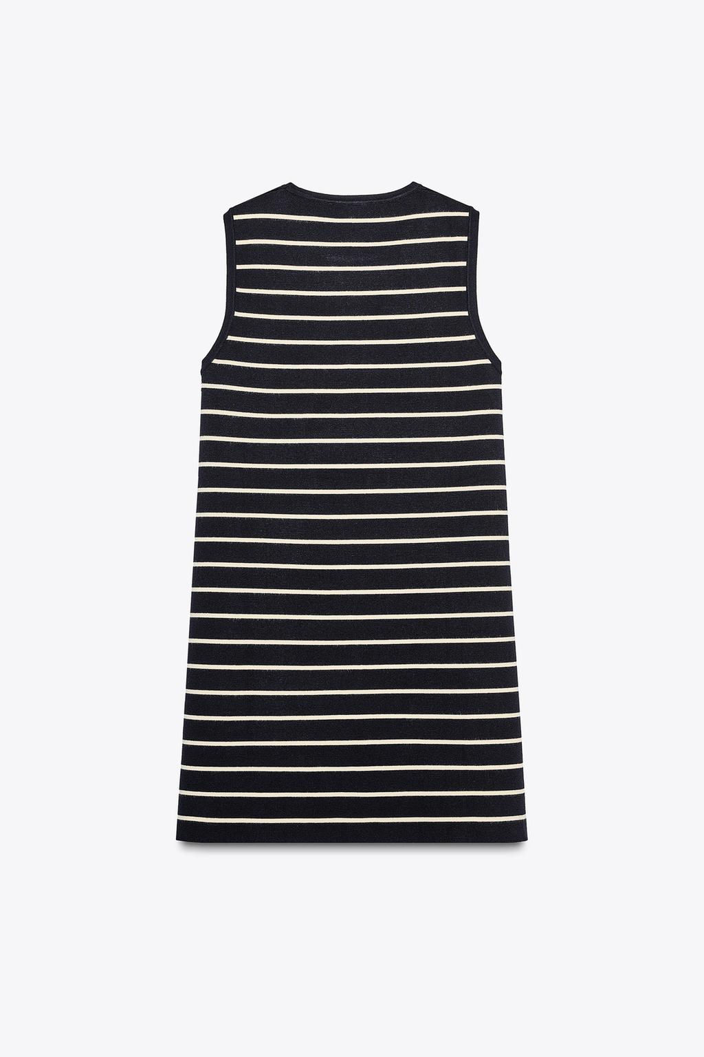 STRIPED KNIT MINI DRESS - Zara фото 8