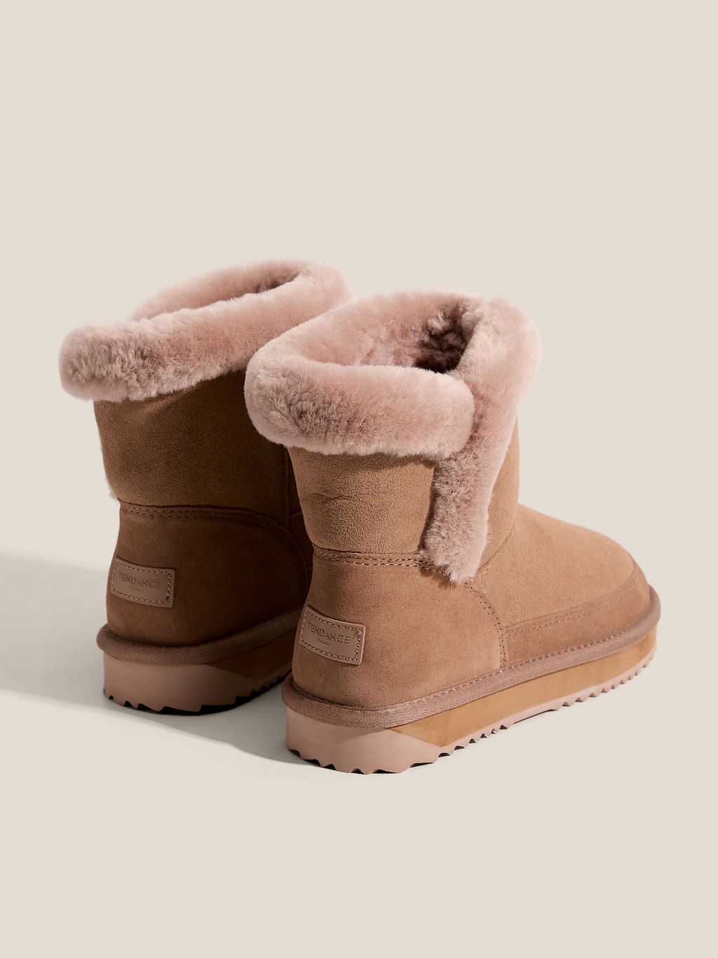 Женские угги TENDANCE Артикул 4611751, светло-коричневый  фото 5