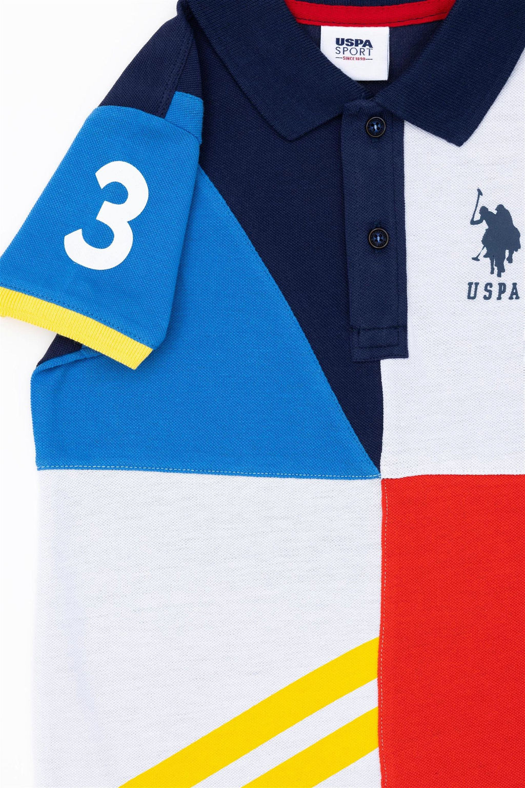 Темно-синяя футболка для мальчика - U.s. polo assn фото 4