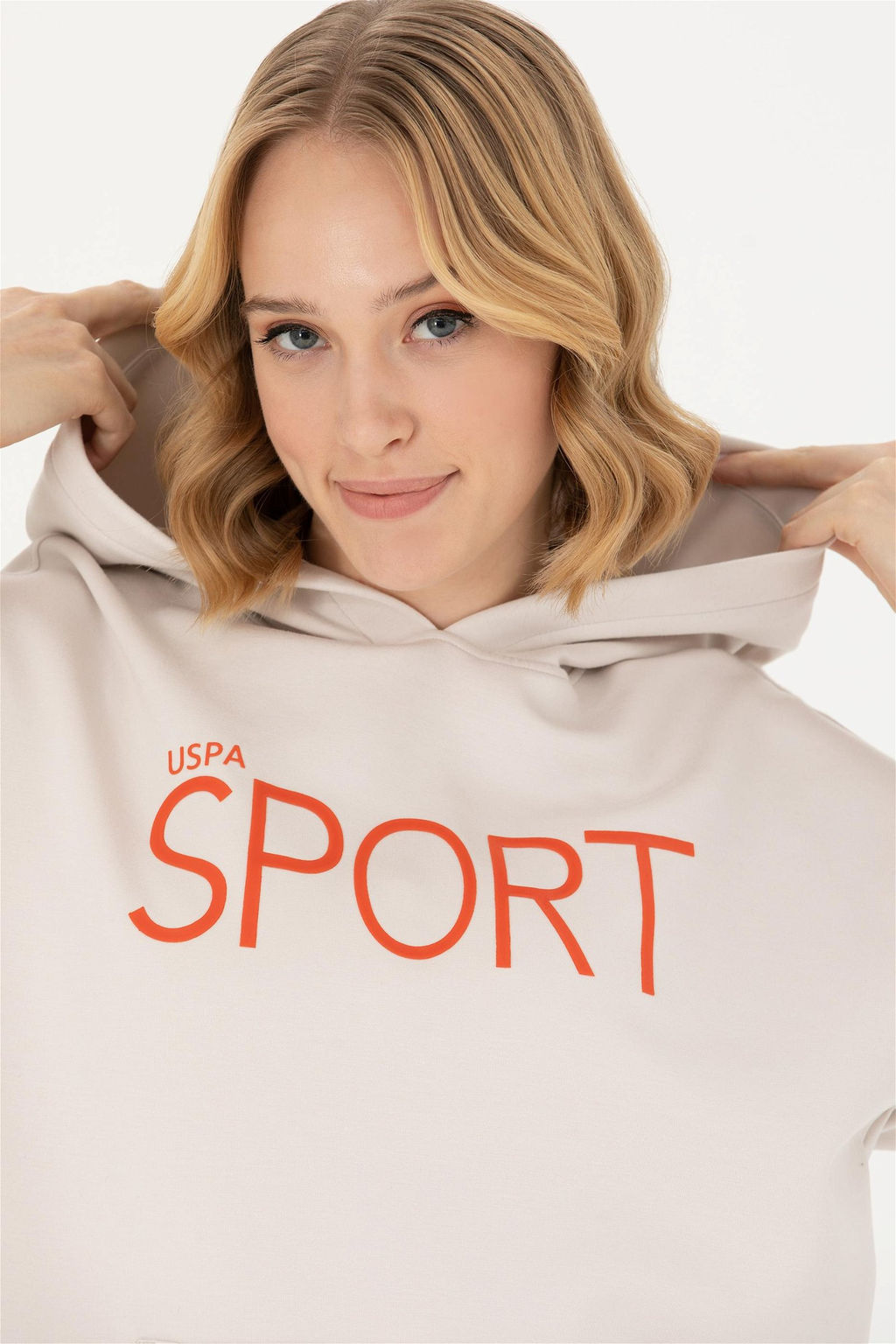 U. S. Polo Assn Женский свитшот с камнем - U.s. polo assn фото 9