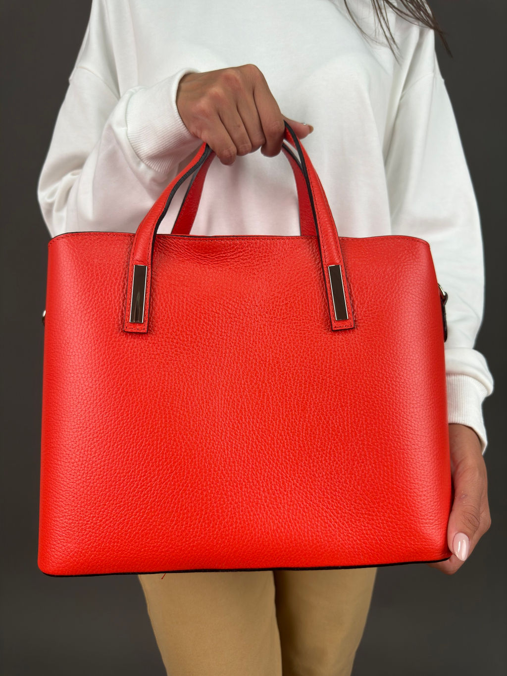 Сумка женская из телячьей кожи